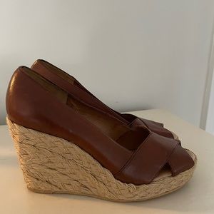 Michael Kors, open toe wedge heel,
size 7